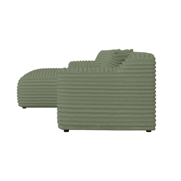 Зелен ъглов диван от рипсено кадифе (ляв ъгъл) Martin – Ropez-image-3