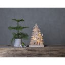 Коледна дървена декорация с LED светлини , височина 28 см Fauna - Star Trading
