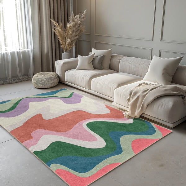 Килим подходящ за пране 120x180 cm Squiggly Breeze – Mila Home-image-1