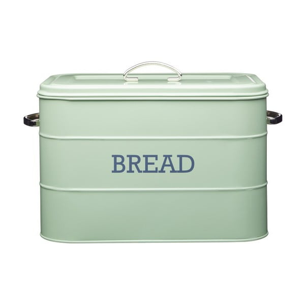 Кошница за хляб от зелена ламарина Nostalgia Living Nostalgia - Kitchen Craft