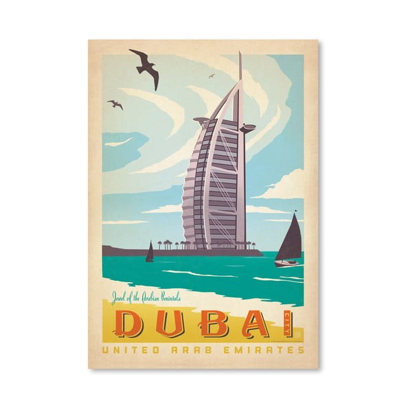 Плакат Дубай, 42 x 30 cm - Americanflat