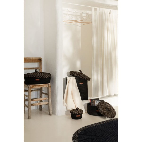 Декоративна кутия за съхранение на плат с капак - Mioli Decor-image-1