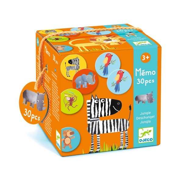 Детска игра за паметта Memo Jungle - Djeco-image-1