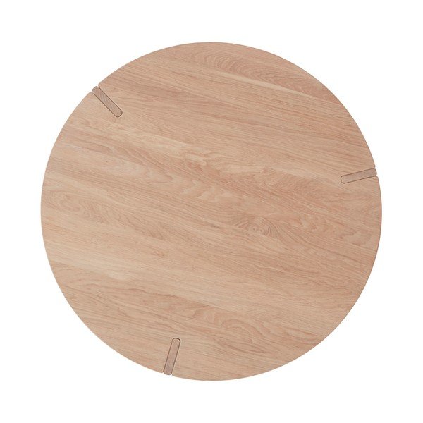 Кръгла масичка за кафе от масивен дъб в естествен цвят ø 90 cm Oy – OYOY Living Design-image-2