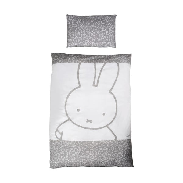 Памучно спално бельо за детско легло 100x135 cm Miffy - Roba