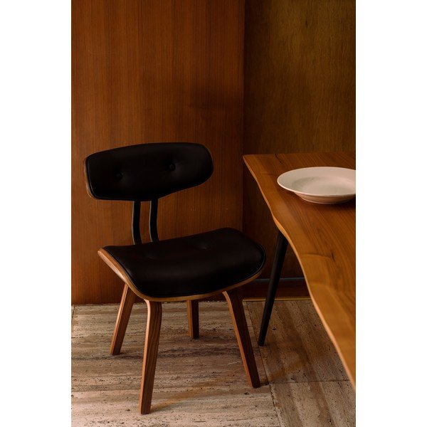 Черно Wallnut стол Blackwood - Dutchbone-image-1