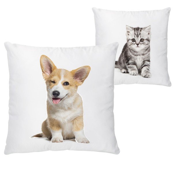 Детска възглавница от памучен сатен 45x45 cm The Cutest Ones – Butter Kings