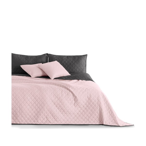 Розова двустранна покривка за легло от микрофибър , 240 x 260 cm Axel - DecoKing