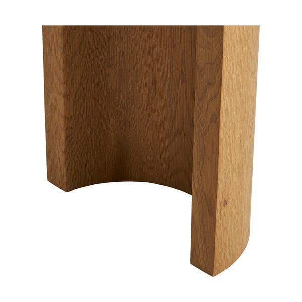 Конзолна маса от декор от дъб  в естествен цвят 38x114 cm Bibione – House Nordic-image-3