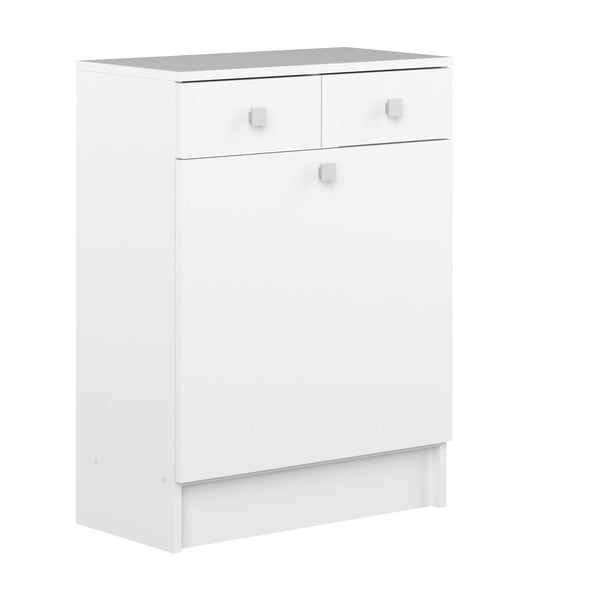 Бял нисък шкаф за баня 60x82 cm Combi - TemaHome-image-2