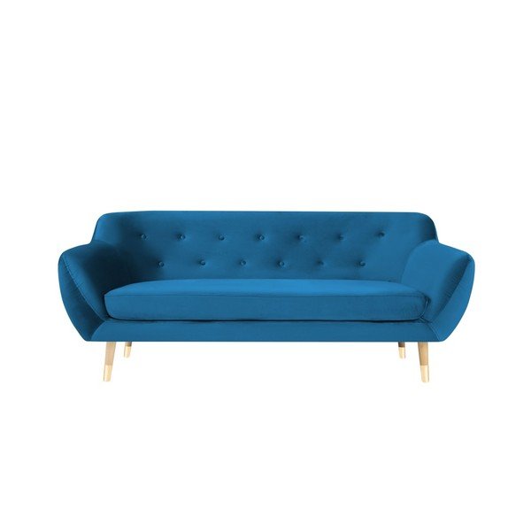 Modrá dvoumístná pohovka Mazzini Sofas Amelie