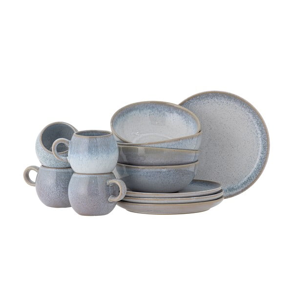 Глинен комплект за хранене 12 бр. Paula – Bloomingville