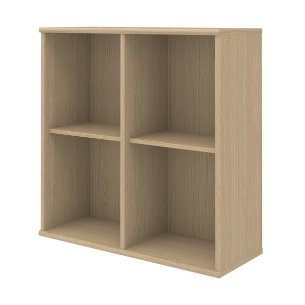 Стенен шкаф за книги, облицован с дъб Mistral 025 - Hammel Furniture-image-3