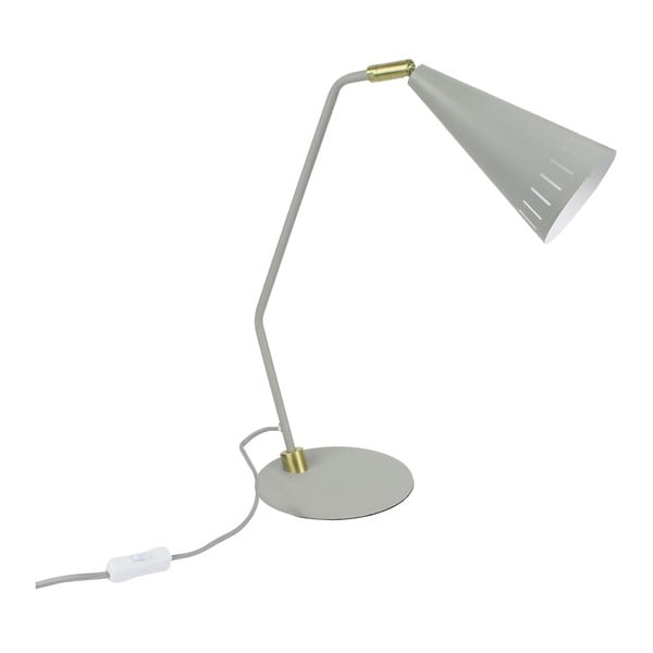 Светлосива настолна лампа Piccolo - Le Studio