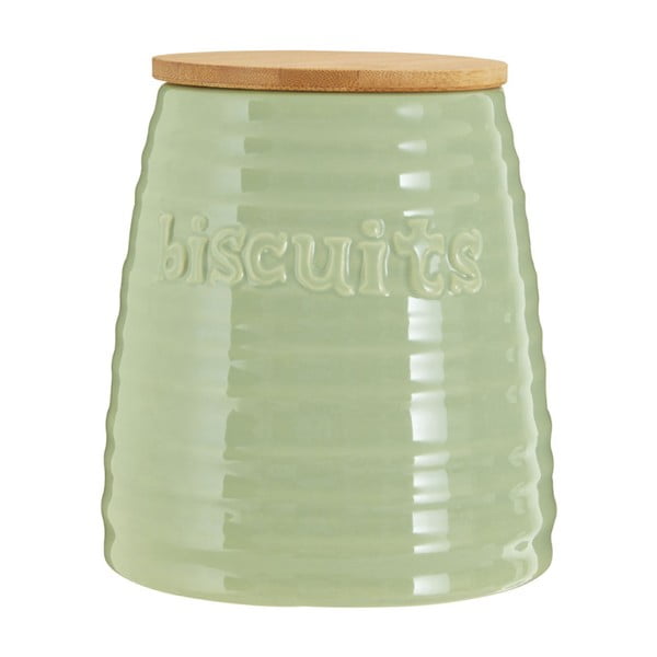 Светлозелен буркан с бамбуков капак , 1,5 л Winnie - Premier Housewares