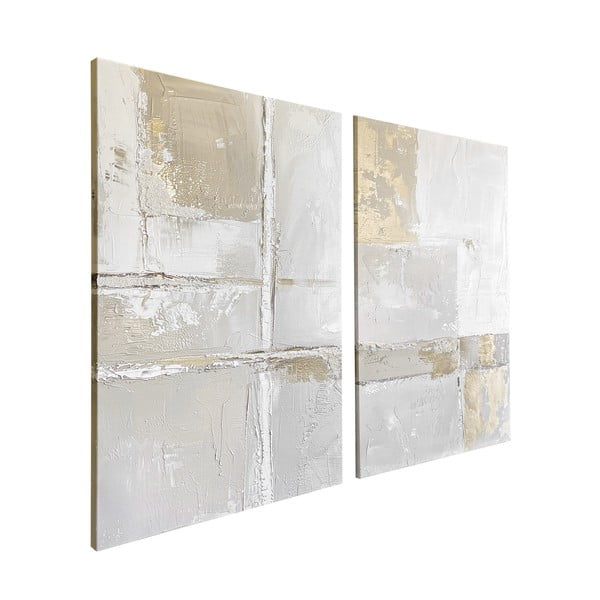 Картини с ръчно рисувани елементи в комплект от 2 бр. 50x70 cm Sail – Styler-image-3