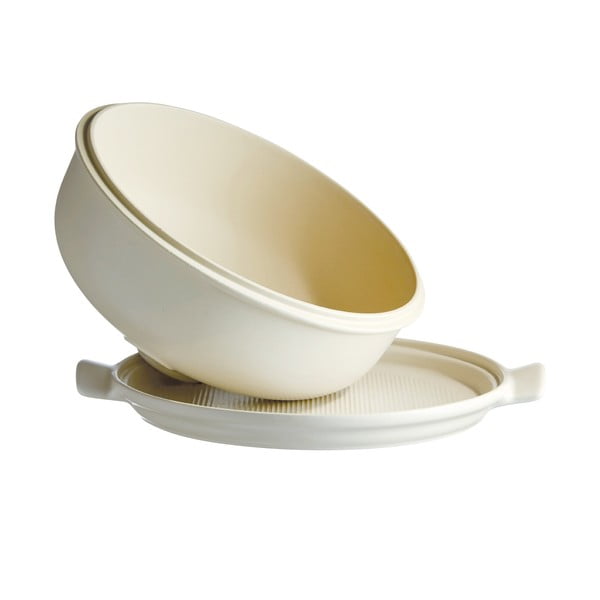 Кръгла форма за хляб в цвят слонова кост , ⌀ 34 cm - Emile Henry-image-1