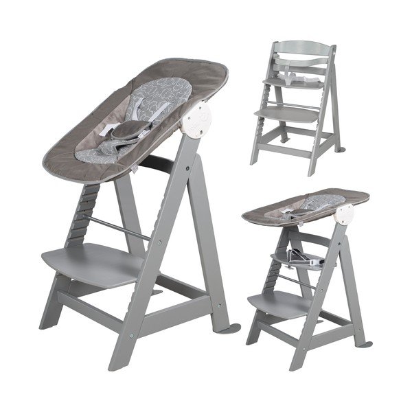 Кафяво-сив стол за хранене Miffy – Roba