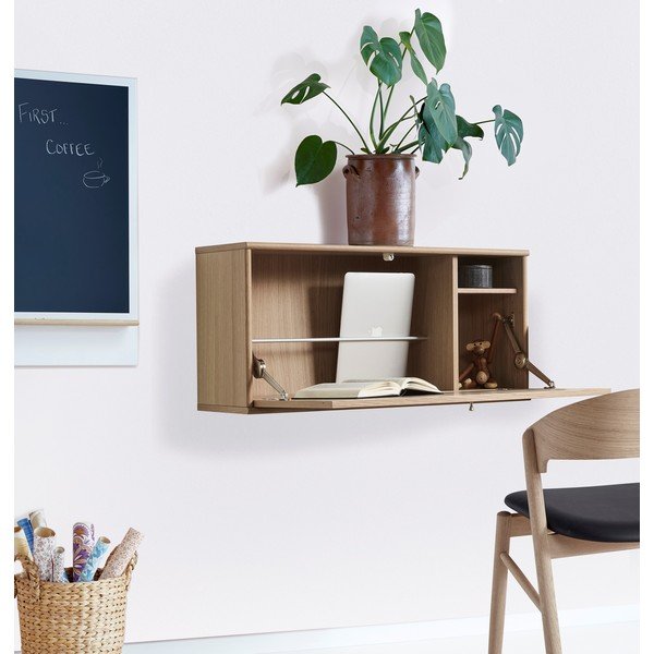 Стенна маса, облицована с дъб Mistral 053 - Hammel Furniture-image-1