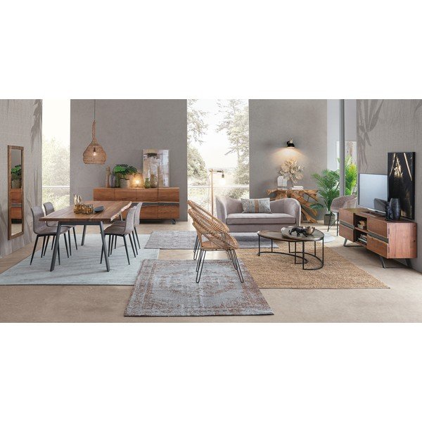 Стоманено висящо осветително тяло в месингов цвят Amish – Bizzotto-image-4