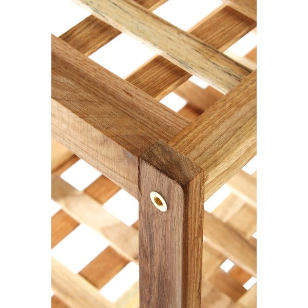 Стойка за обувки от масивен орех в естествен цвят – Premier Housewares-image-1