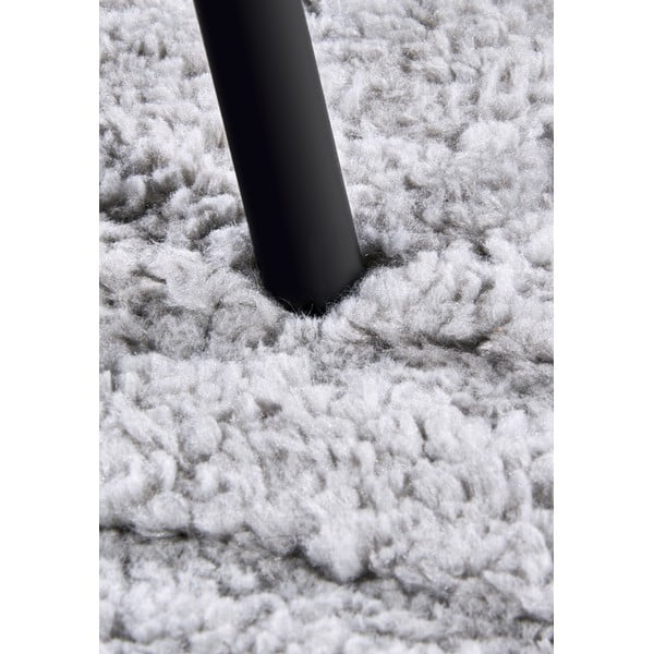 Светлосив кръгъл килим ø 200 cm Panglao New York Light Grey – Elle Decoration-image-3