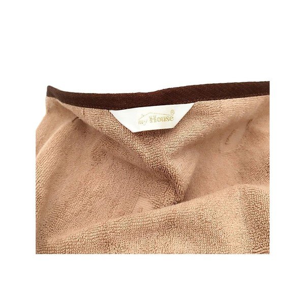 Кафява памучна хавлиена кърпа 70x140 cm Skyline – JAHU collections-image-2