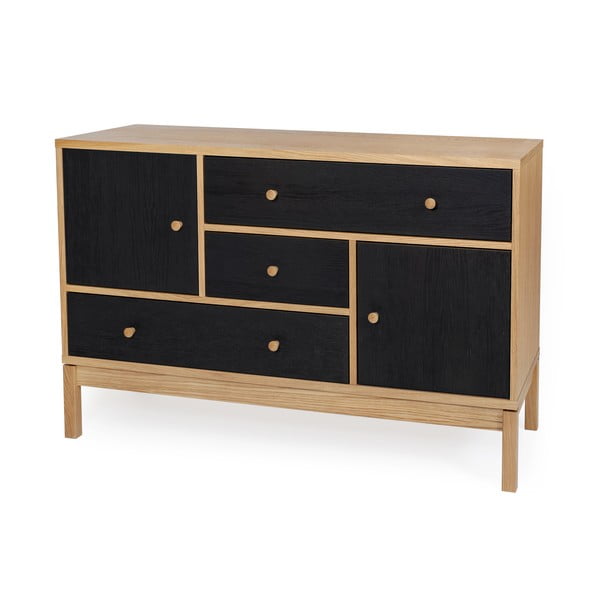 Черен и кафяв скрин AbbeyWood - Woodman-image-2