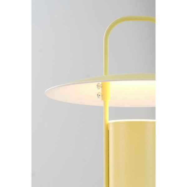 Жълта метална LED затъмняваща се настолна лампа (височина 24 cm) Venna – Jotex-image-4