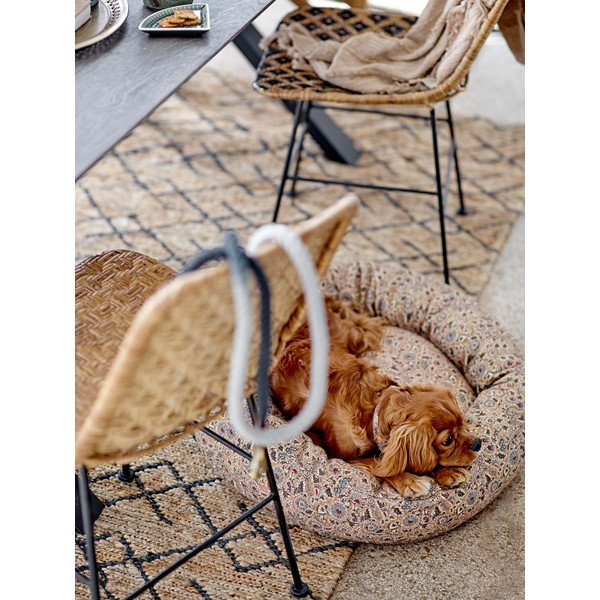 Кафяво памучно легло за кучета ø 60 cm Vittoria - Bloomingville-image-1