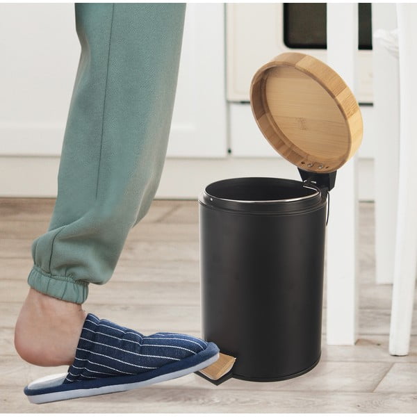 Метална кофа за боклук с педал 3 л - Orion-image-1