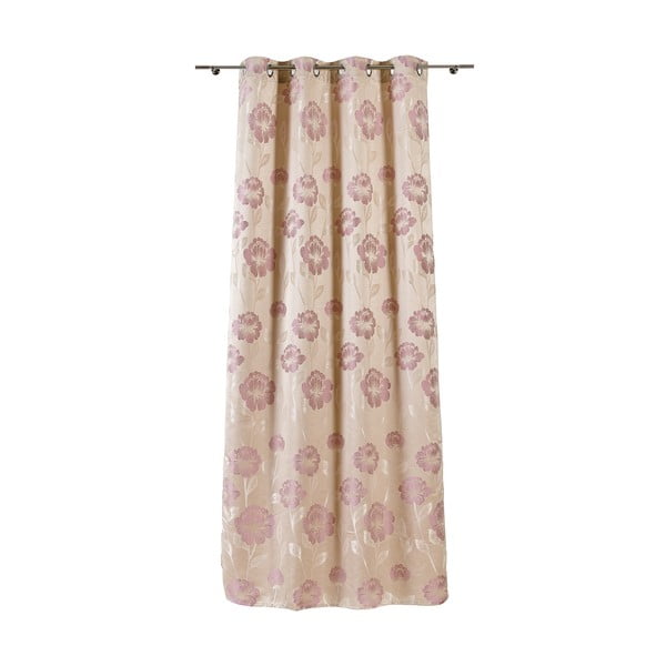 Бежова завеса 140x245 cm Izolde - Mendola Fabrics-image-2