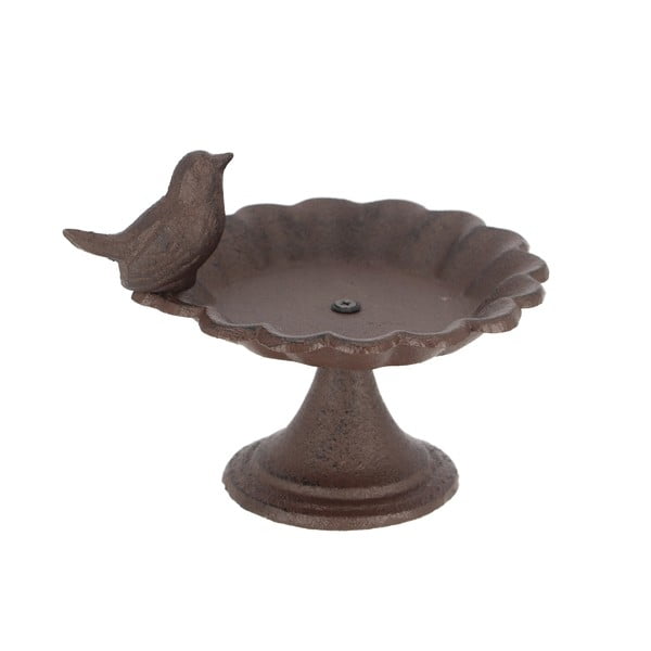 Мини чугунена хранилка за птици с птица на ниска поставка Birdy - Esschert Design-image-3