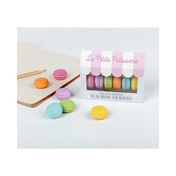 Комплект от 6 гумички Macaron - Rex London-image-2