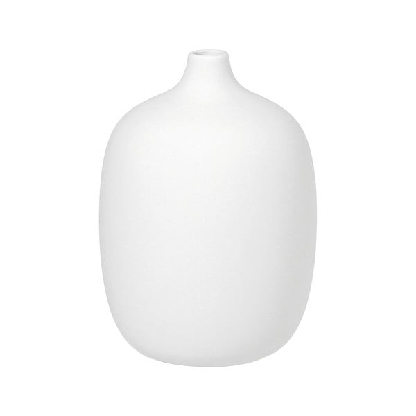 Бяла керамична ваза, височина 18,5 cm - Blomus
