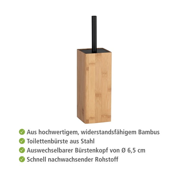 Бамбуков комплект аксесоари за баня естествен Padua – Wenko-image-4