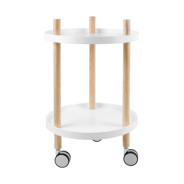 Pojízdný dvoupatrový stolek Leitmotiv Fushion