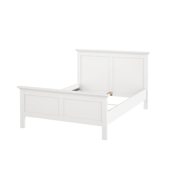 Бяло двойно легло 140x200 cm Paris – Tvilum-image-3