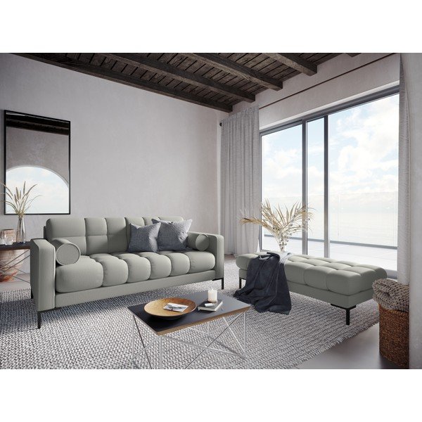 Светлосива табуретка за крака , 133 cm Bali - Cosmopolitan Design-image-1