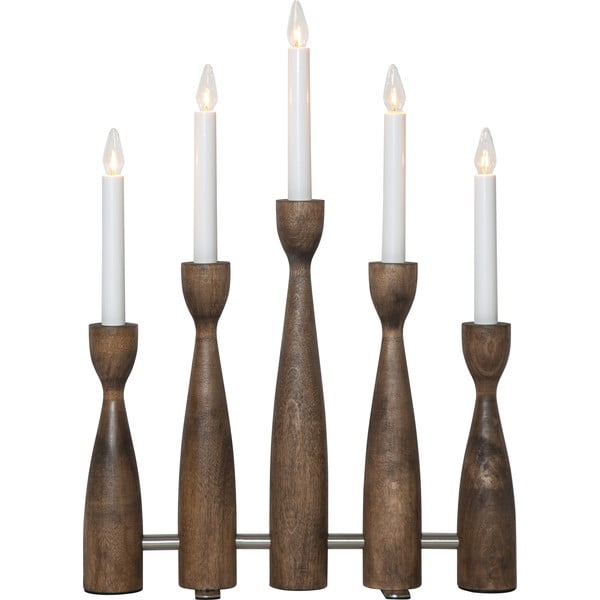 Коледна светлинна украса за контакт в тъмно естествен цвят Midja 2.0 – Star Trading