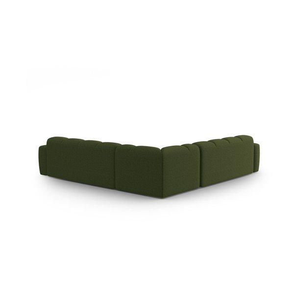 Зелен ъглов диван Lisa – Micadoni Home-image-4