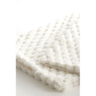 Бяло-бежово одеяло от микроплюш 130x170 cm Vienne – Light & Living
