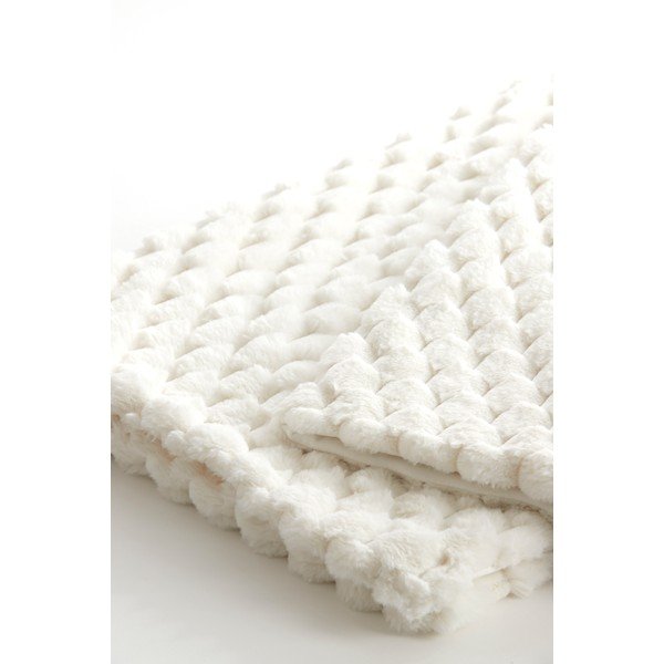 Бяло-бежово одеяло от микроплюш 130x170 cm Vienne – Light & Living-image-1