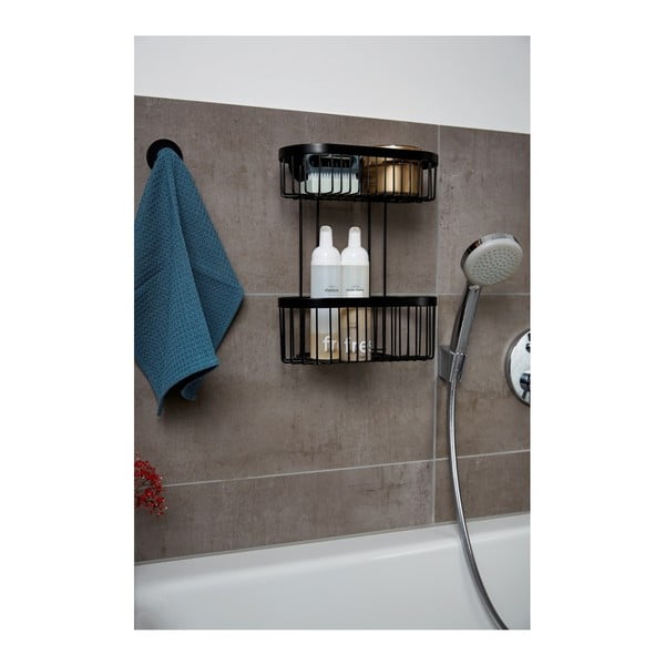 Кошница за стена Black Classic Plus 2 Tier - Wenko-image-4