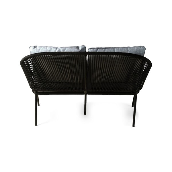 Черен двуместен градински диван North - Bonami Selection-image-4