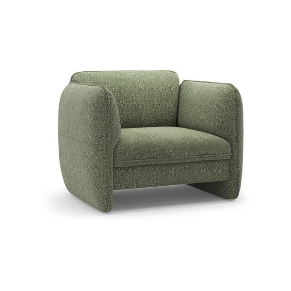 Зелено шенилово кресло Georgia – Micadoni 