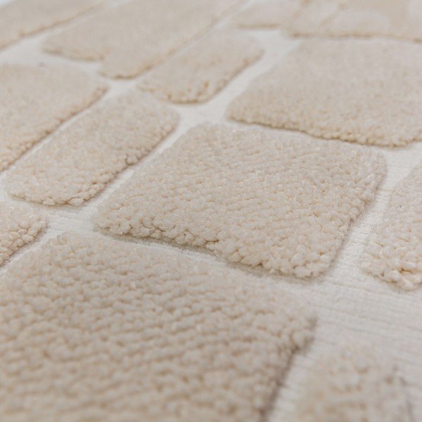 Кремав килим 160x230 cm Esra Cobbled – Flair Rugs-image-2
