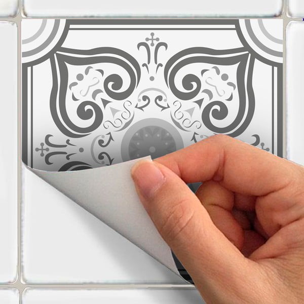 Комплект от 24 декоративни стикера за стена , 15 x 15 cm Gythio - Ambiance-image-1