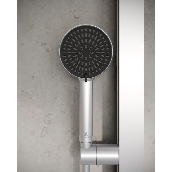 Матово-сребърна пластмасова душ глава ALU+ – Ideal Standard-image-1