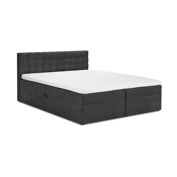 Тъмно сиво двойно легло , 140 x 200 cm Jade - Mazzini Beds